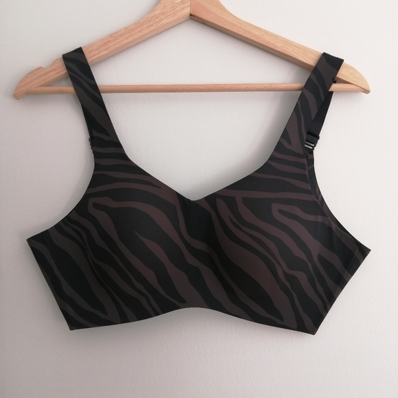 Knix Catalyst Sports Bra Brown Black Zebra Print Knix 3 (Fits 36B, 36C, 38B) - Picture 2 of 15